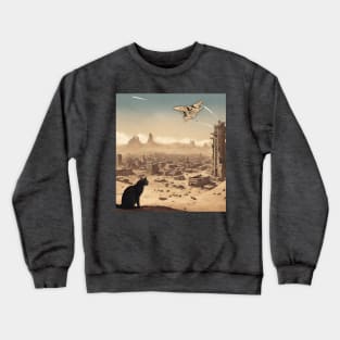 Combat Kitty Crewneck Sweatshirt